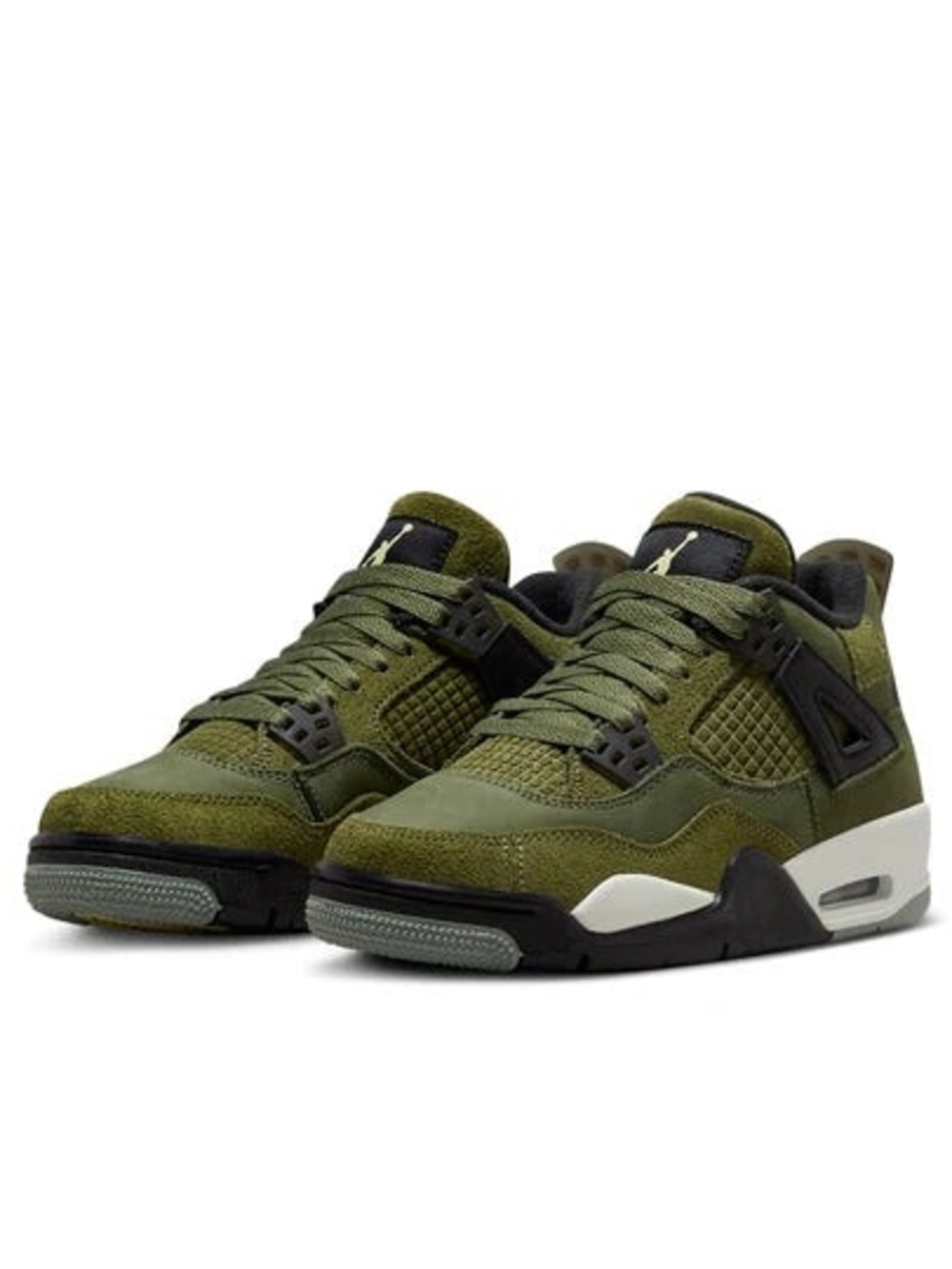 Air Jordan 4 Retro SE Craft GS 'Olive' Sneakers – Size 4.5Y EUC
